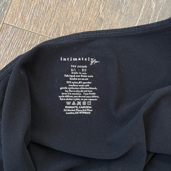 NEW Free People Black Skinny Strap Seamless Mini Slip Size XS/S - Picture 7 of 8